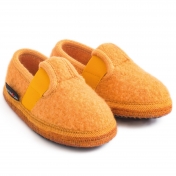 Natural Boiled Wool T-bar Slippers 