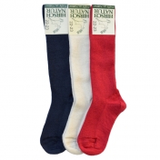 2-Pack Organic Knee-High Socks in Wool & Cotton