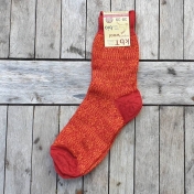 Adult\'s Starry Fair-Isle Socks in Organic Wool