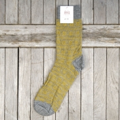 Adult\'s Starry Fair-Isle Socks in Organic Wool