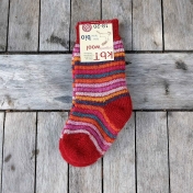 Children\'s Stripy Organic Wool Terry Socks