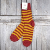 Organic Wool Striped Socks for Women