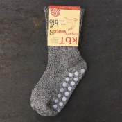 Non-slip Grippy Socks, Pure Wool