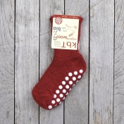 Non-slip Grippy Socks, Pure Wool