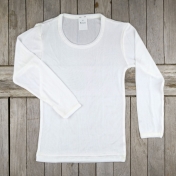 Children's Long-Sleeved Vest in 100% Mulberry Silk Children's Long-Sleeved Vest in 100% Mulberry Silk