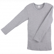 Organic Cotton Fine Rib Long Sleeve T-Shirt