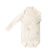 Wrap Baby-Body in Silk & Wool with Fold-Over Scratch Mitts