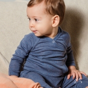 Wrap Baby-Body in Silk & Wool with Fold-Over Scratch Mitts Wrap Baby-Body in Silk & Wool with Fold-Over Scratch Mitts