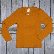 Organic Wool and Silk Long-Sleeved Shirt