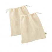 2-Pack Organic Cotton Fruit & Vegetable Nets