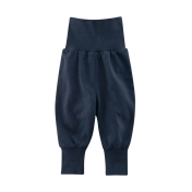 Organic Cotton Baby Trousers with Foldable Waistband and Cuffs