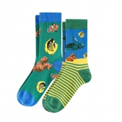 2-Pack Children\'s Organic Cotton Nature Design Socks