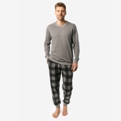 Men's 2-Piece Pyjamas in Soft Organic Cotton Jersey Men's 2-Piece Pyjamas in Soft Organic Cotton Jersey