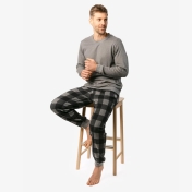 Men's 2-Piece Pyjamas in Soft Organic Cotton Jersey Men's 2-Piece Pyjamas in Soft Organic Cotton Jersey