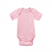 Short-Sleeved Baby-Body in Soft Organic Cotton