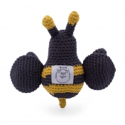 Mireille Vibrating Hand Crocheted Bee