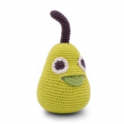 William Pear Hand Crocheted Rattle