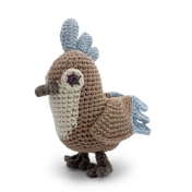 Hand Crocheted Bluebird Rattle