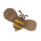 Mireille Vibrating Hand Crocheted Bee