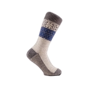 Snowfall Socks in Organic Wool