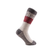 Snowfall Socks in Organic Wool