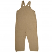 Children\'s Woven Organic Linen Alamo Dungarees