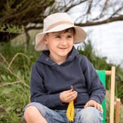 Broad-brimmed Olaf Sun Hat in Organic Cotton (UV)