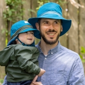 Broad-brimmed Olaf Sun Hat in Organic Cotton (UV)