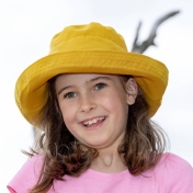 Large Floppy Sun Hat in Organic Cotton (Sofie)