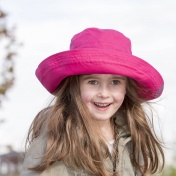 Large Floppy Sun Hat in Organic Cotton (Sofie)