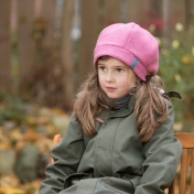 Boiled Merino Wool Hat for Children and Women