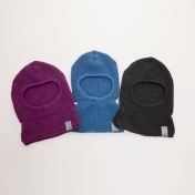 Knitted Balaclava in Organic Merino Wool and Silk