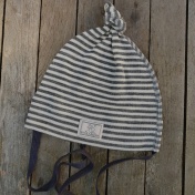 Fine Merino Wool & Silk Knot Baby Hat