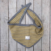 Fine Wool/Silk Baby Scarf Dribble Bib