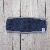 Headband in Merino Wool Fleece with Wool & Silk Trim