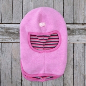 Balaclava Storm Hat in Wool Fleece with Organic Cotton Lining