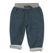 Fully Lined Organic Cotton Corduroy Trousers For Babies