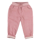 Fully Lined Organic Cotton Corduroy Trousers For Babies