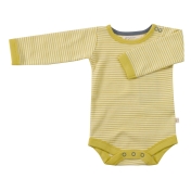 Organic Cotton Fine Stripe Baby Body