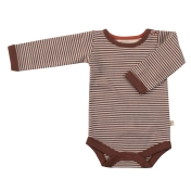 Organic Cotton Fine Stripe Baby Body