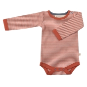 Organic Cotton Fine Stripe Baby Body