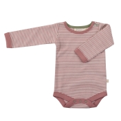 Organic Cotton Fine Stripe Baby Body