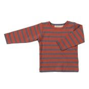 Organic Cotton Long Sleeved Breton Stripe Shirt