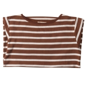 Adult\'s Organic Cotton Breton Stripe Long Sleeve Tee