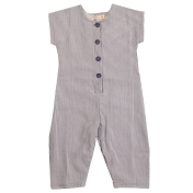 Organic Cotton Seersucker Jumpsuit