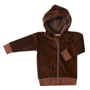 Soft Organic Cotton Velour Hoody