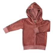 Soft Organic Cotton Velour Hoody