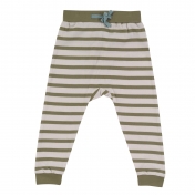 Breton Stripe Organic Cotton Jersey Joggers