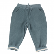 Fully Lined Organic Cotton Corduroy Trousers For Babies