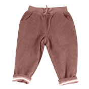 Fully Lined Organic Cotton Corduroy Trousers For Babies